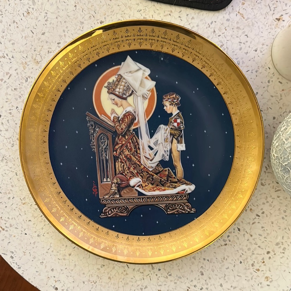 Vintage St Agnes’ Eve Plate IV